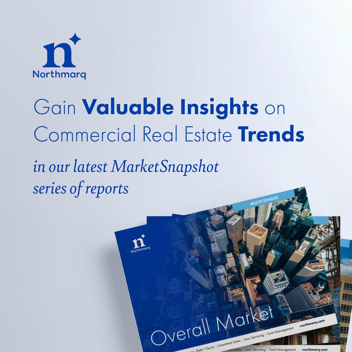📢 Just Released! Read #Northmarq’s Q2 2025 MarketSnapshot reports for a complete look at the #CRE market. We cover all sectors of the single and multi-tenant market to keep you informed on the latest #office, #industrial and #retail trends.

📰Read more: ow.ly/w1ge50Wwit0