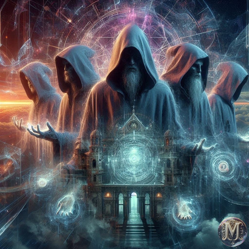 middleverse1's tweet image. middleverse.net
Guardians of MiddleVerse
"In robes of mystery, we stand tall,
Guarding time with a celestial call,
With hands that weave orbits and cosmic design,
What sacred vision do we align?"
The House of Tempus
Kronos System