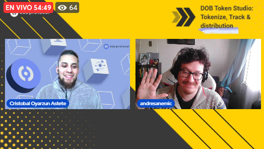 andresanemic's tweet image. We had a good show today with @vivedetuarteNFT!!

Check all the details about Dob Validator Challenge and win from $10 usd.

DWBE

x.com/i/broadcasts/1…