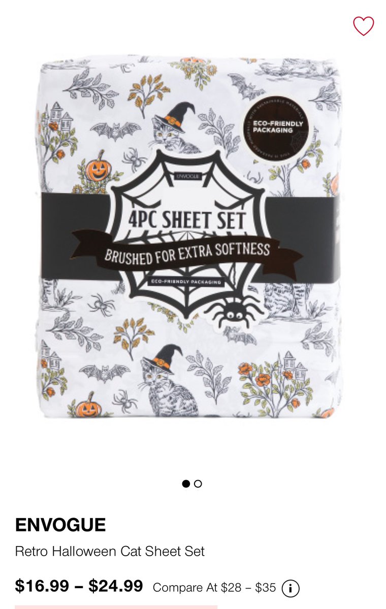 Queen is only $25 @ TJ maxx website 🎃🐈‍⬛