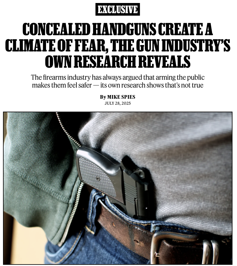 “The gun industry spends millions of dollars lobbying for policies that put guns into the hands of people who have no idea how to use them responsibly because they care about making money.” -- <a href="/ChrisMurphyCT/">Chris Murphy 🟧</a> 

Story: rollingstone.com/politics/polit…