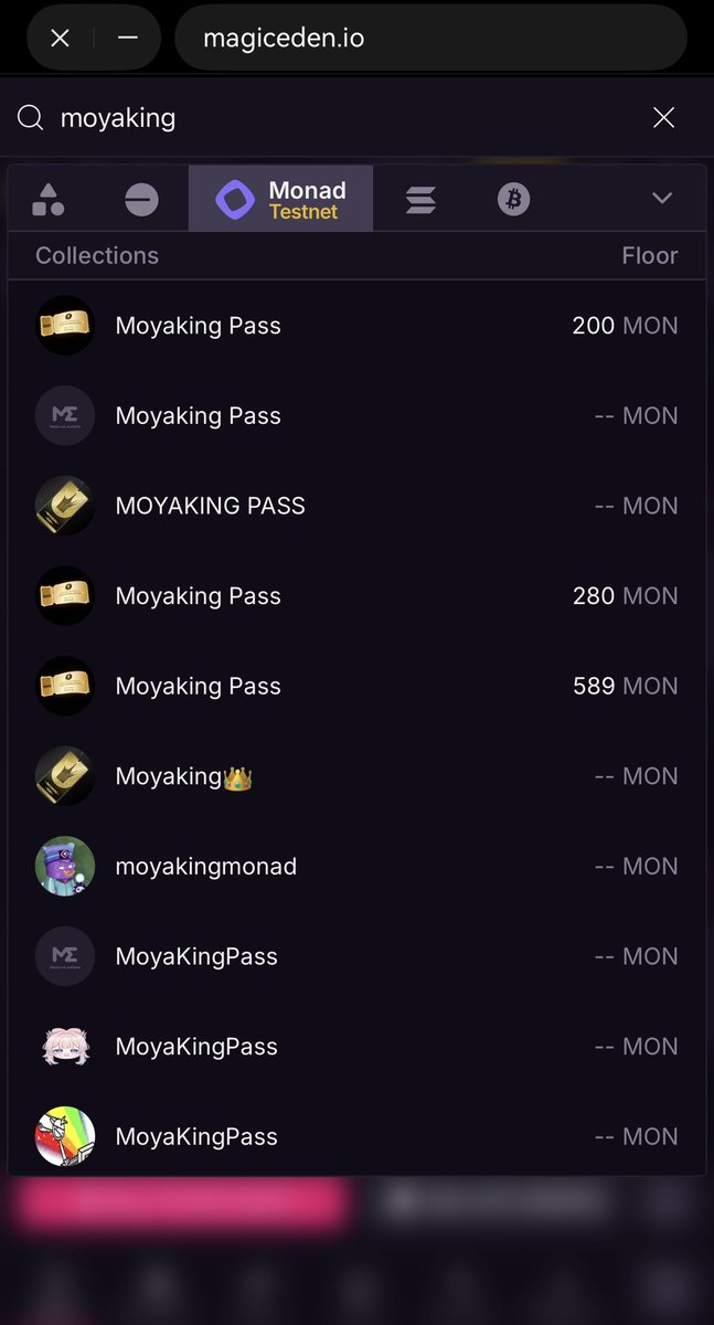 moyaking_xyz's tweet image. Guess which is the official Moyaking Pass?
We didn't expect there to be so many fakes.