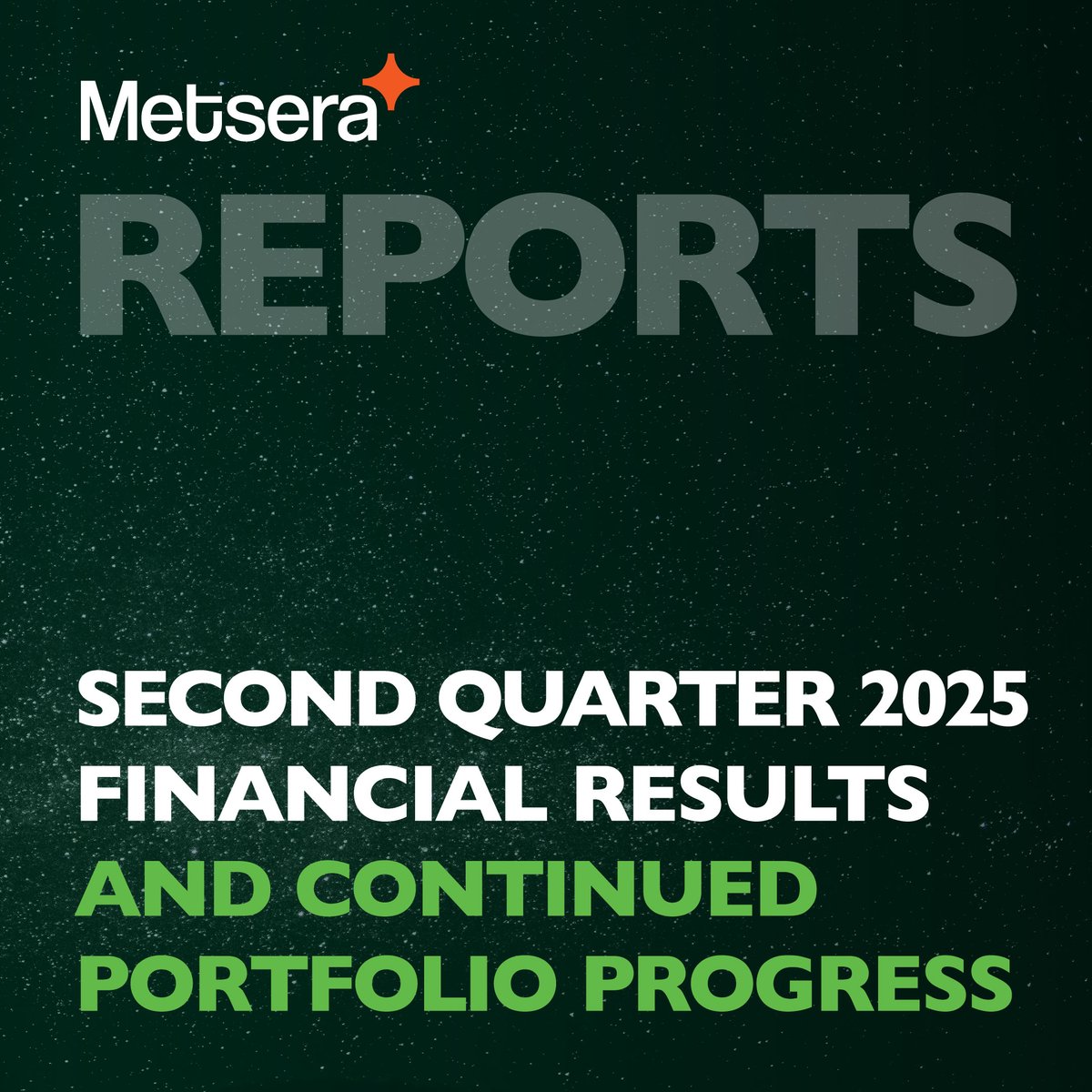 Today, we reported our second quarter 2025 financial results and continued portfolio progress. Notably, we are on track towards all upcoming clinical milestones, including a Phase 2b VESPER-1 and interim VESPER-3 readout of MET-097i in September, followed by a planned global