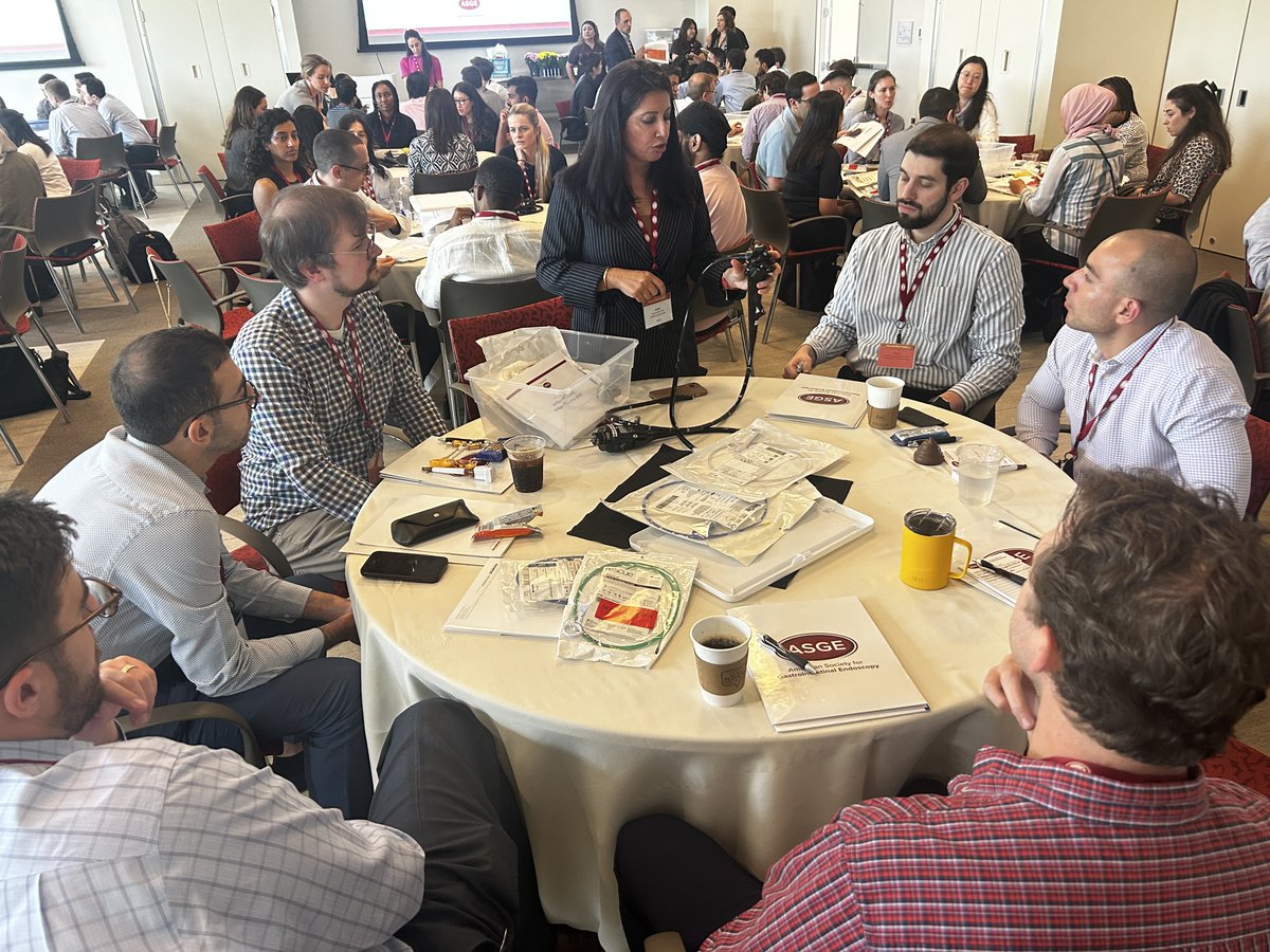 We echo your thoughts! ASGE is always so grateful to our dedicated course directors and faculty, and the enthusiasm and energy of our first-year fellows!

2 courses down and 2 more to go next weekend! More than 500 fellows passing through ASGE IT&amp;T! 🎉🎏🎊🥳