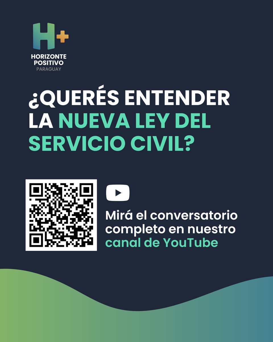 📺 ¿De qué hablamos en el webinar sobre la Ley del Servicio Civil?

🧑‍💼 Cómo se garantizará el ingreso y la promoción por mérito
⚖️ Qué cambia
🌎 Avances de Paraguay en la región
🎥 Mirá el conversatorio completo en YouTube

youtu.be/V7jd-6K0kAc
