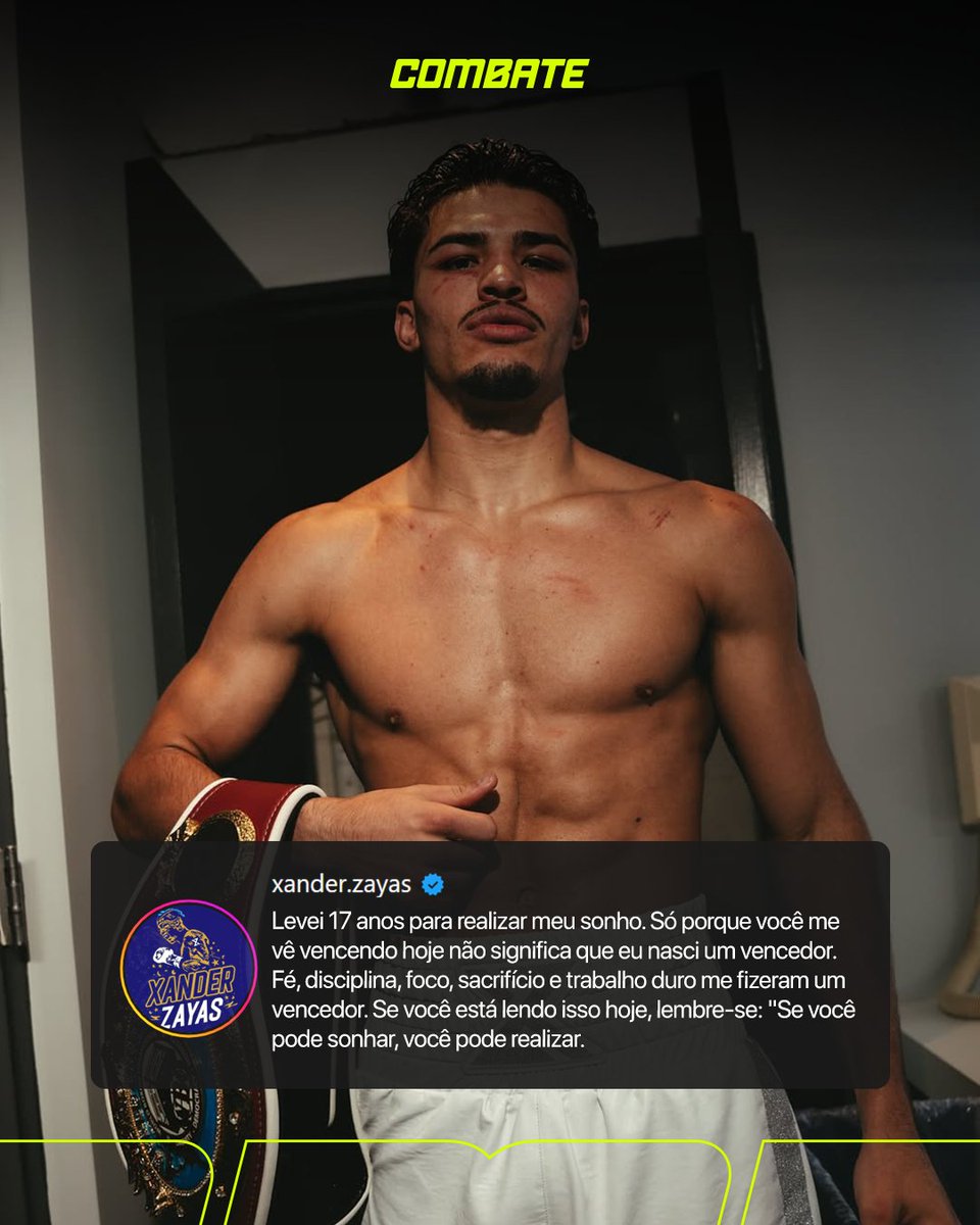 combate's tweet image. Nova Era no Boxe! 🥊🔥
Aos 22 anos, Xander Zayas faz história e se torna o campeão mundial mais jovem da atualidade, ao conquistar o cinturão dos peso-médio-júnior da OMB! O porto-riquenho dominou Jorge Garcia Perez do início ao fim.
*Contém texto alternativo
#BoxeNoCombate