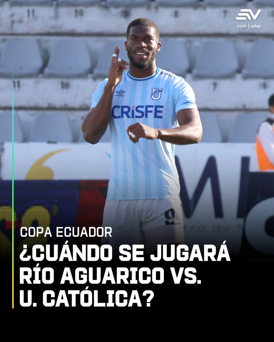#EcuavisaSports | 📢 La Federación Ecuatoriana de Fútbol ⚽ anunció la nueva fecha y hora para el partido entre Río Aguarico y Universidad Católica, correspondiente a los 16avos de final de la Copa Ecuador. ¿Cuándo será? 👉 bit.ly/3UyftsN