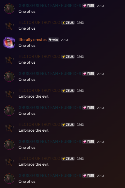 neot0xyna's tweet image. Is this like a cult or something..