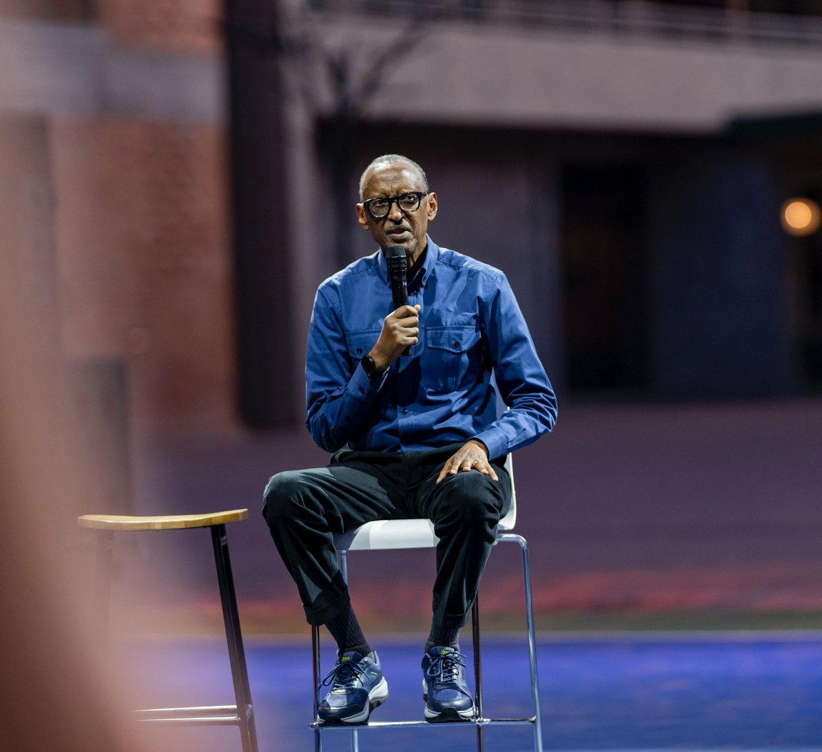 Wagezeyo's tweet image. “I wasn&apos;t a sportsman, at least not playing sports but I am a sportsman at heart&quot; H.E Paul KAGAME 🇷🇼