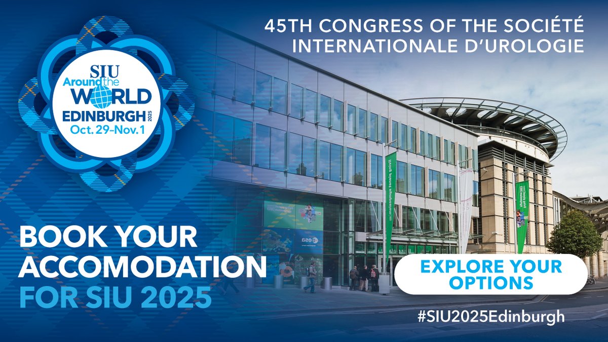 SIU_urology's tweet image. 🌍 We can’t wait to welcome you to Scotland for #SIU2025Edinburgh! 🏨 Book your hotel ONLY through Cashel – the official and exclusive housing bureau – for guaranteed rates, prime locations, and peace of mind: bit.ly/42oGuCC 📅 Register now: bit.ly/3E2ir3Z