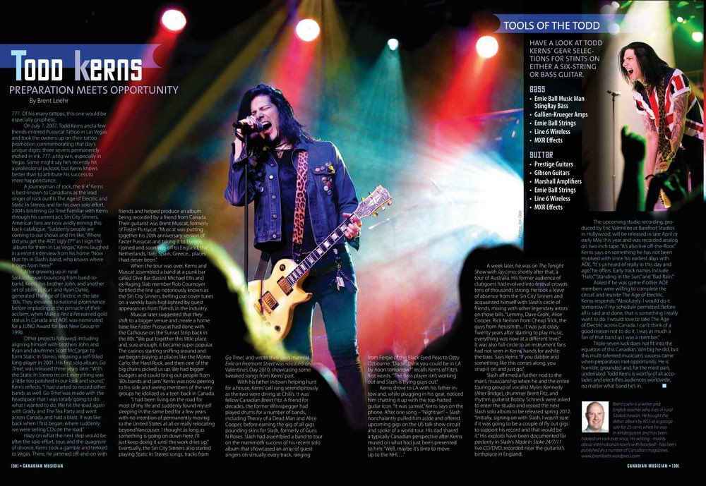 SoCal_MusicFan's tweet image. Interesting article about Todd titled “Preparation Meets Opportunity” by Brent Loehr, from a 2012 issue of Canadian Musician Magazine 🎶🎵 #ToddKerns #ToddDammit #ToddDammitKerns #Top #best #multitalented