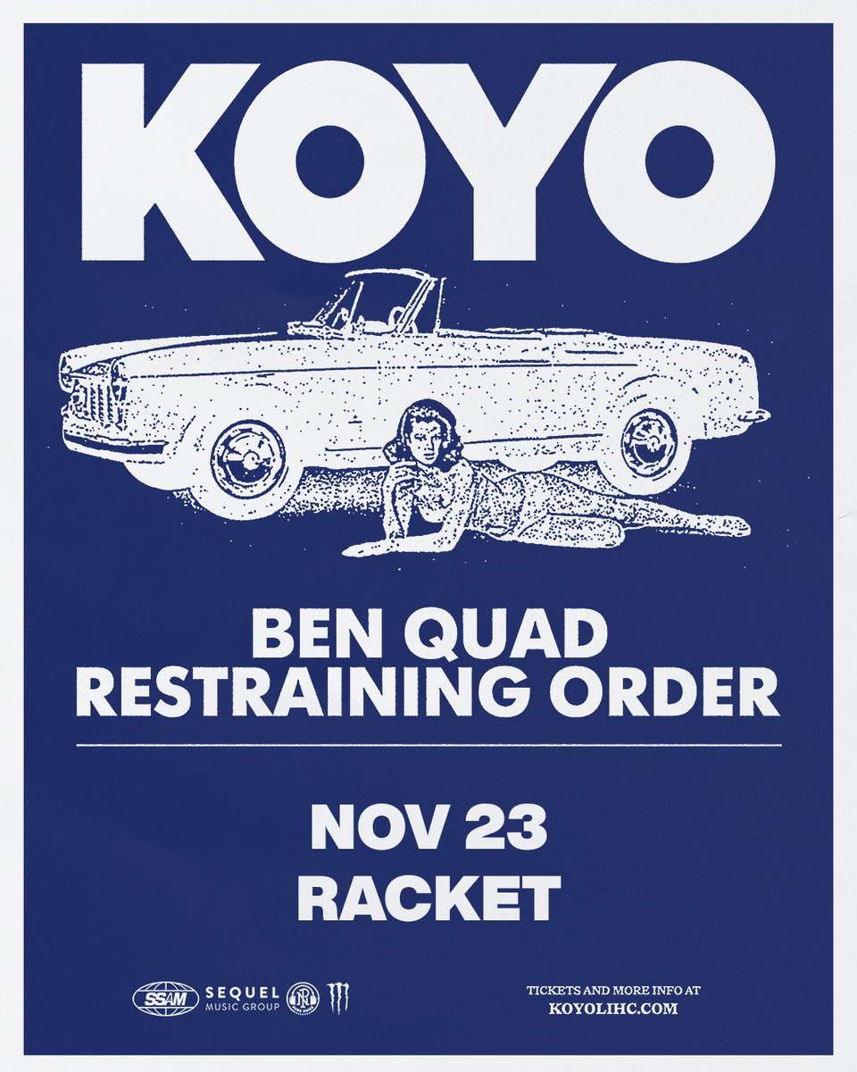 koyolihc's tweet image. Focusing up on NYC and LA for the headliner for a sec. These shows are gonna be fucked. Grab a ticket for these today don’t risk missing out. 
koyolihc.com