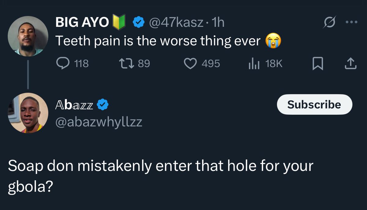 NeDu006's tweet image. Talk say you Dey soapy πππππ