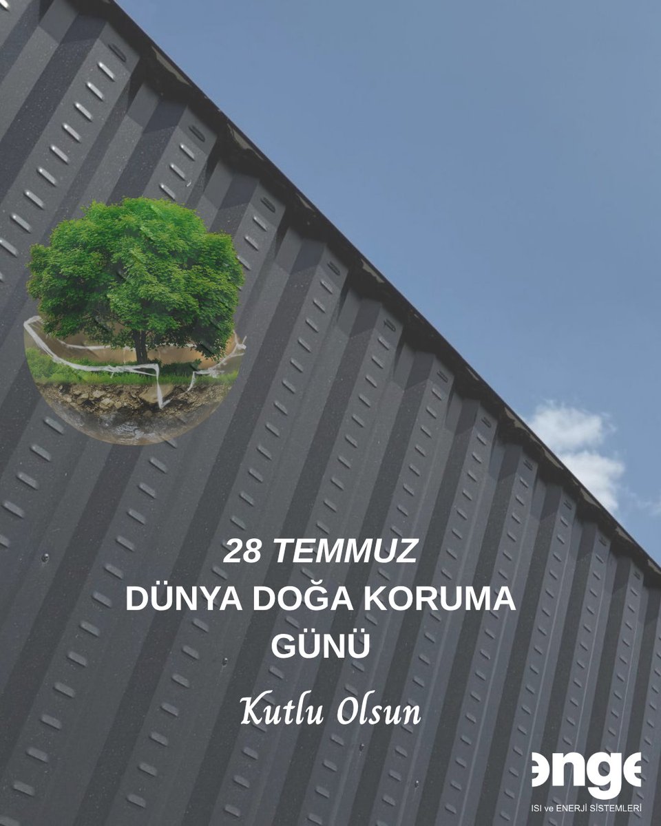 28 Temmuz Dünya Doğa Koruma Günü'nde, Enge Enerji olarak doğaya ve çevreye olan sorumluluğumuzu bir kez daha hatırlıyoruz.  Sıfır yakıt, sıfır atık ve sıfır karbon ilkeleriyle doğayı koruyarak, temiz bir gelecek inşa edelim. #DünyaDoğaKorumaGünü #EngeEnerji #SürdürülebilirGelecek