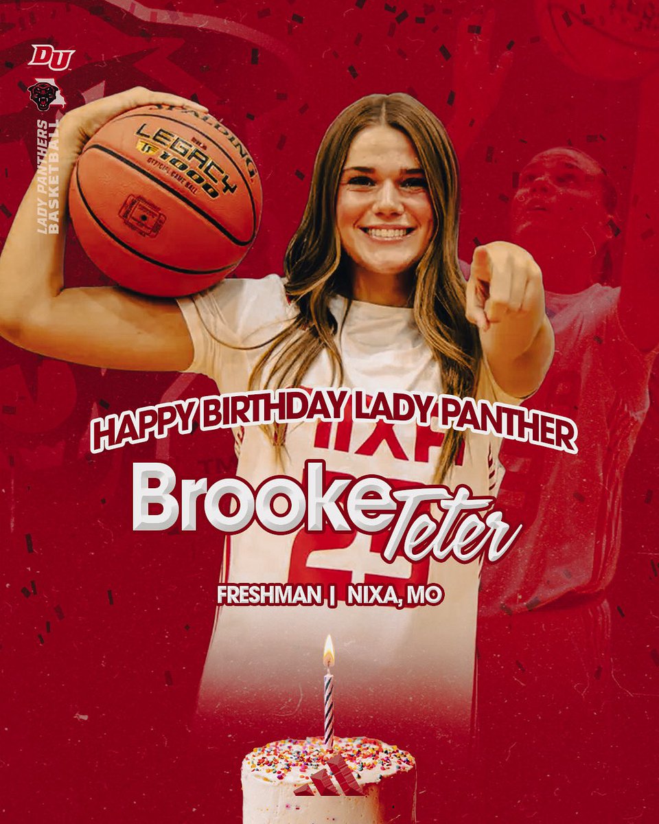 DULadyPanthers's tweet image. Wishing our two sport athlete, @brooketeter_ happy birthday!!!! ❤️🤍🐾
We hope this is the best year yet, on and off the floor/field 🏀⚽️