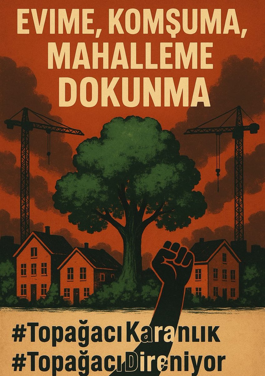 Neri7634's tweet image. #TopağacıKaranlık
#TopağacıDireniyor
Mahallenin jeneratör ve suya ihtiyaci var.
Lütfen sesimize ses olun.