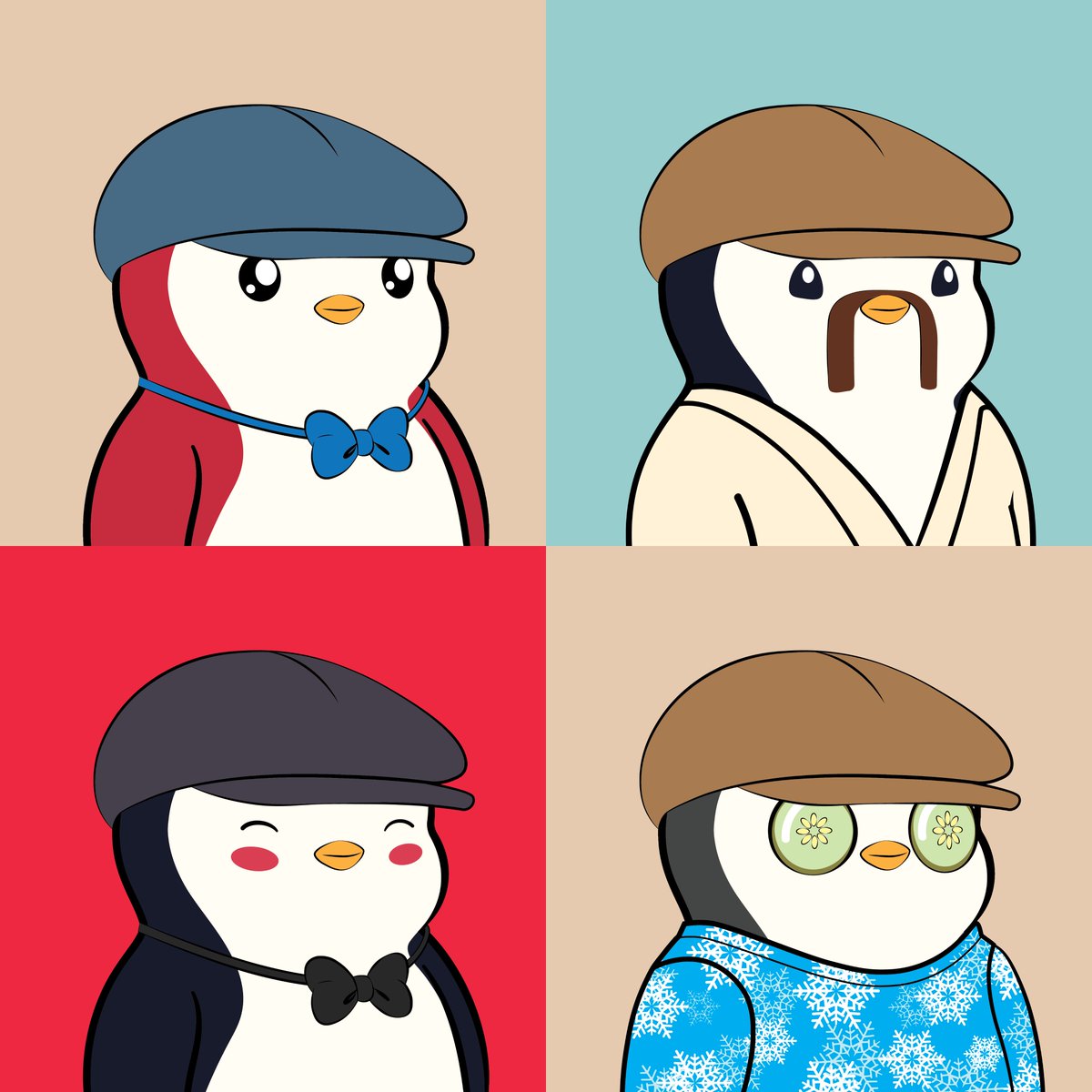agadoo (@agadooagadoo) on Twitter photo David Agattenborough returns
Episode 13 – The Peaky Huddlers
Recognizable by their signature flat caps, the Peaky Huddlers are the Pudgyverse's underground network. They’re not thugs — they’re professionals. A little mischief, a little charm, and a lot of connections. You don’t David Agattenborough returns
Episode 13 – The Peaky Huddlers
Recognizable by their signature flat caps, the Peaky Huddlers are the Pudgyverse's underground network. They’re not thugs — they’re professionals. A little mischief, a little charm, and a lot of connections. You don’t