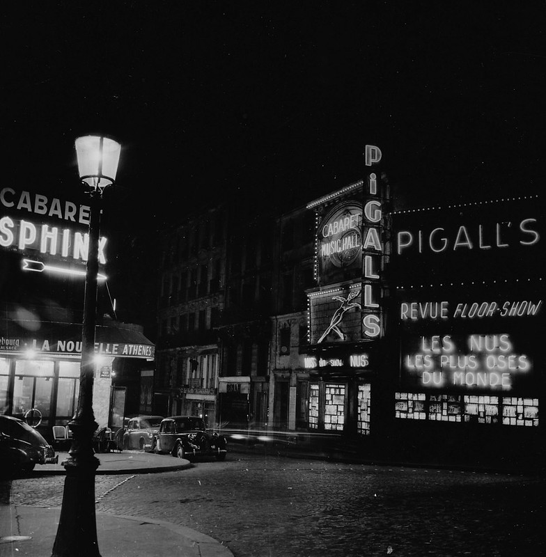 Noir-ish:

grit and glitter under that Parisian night sky