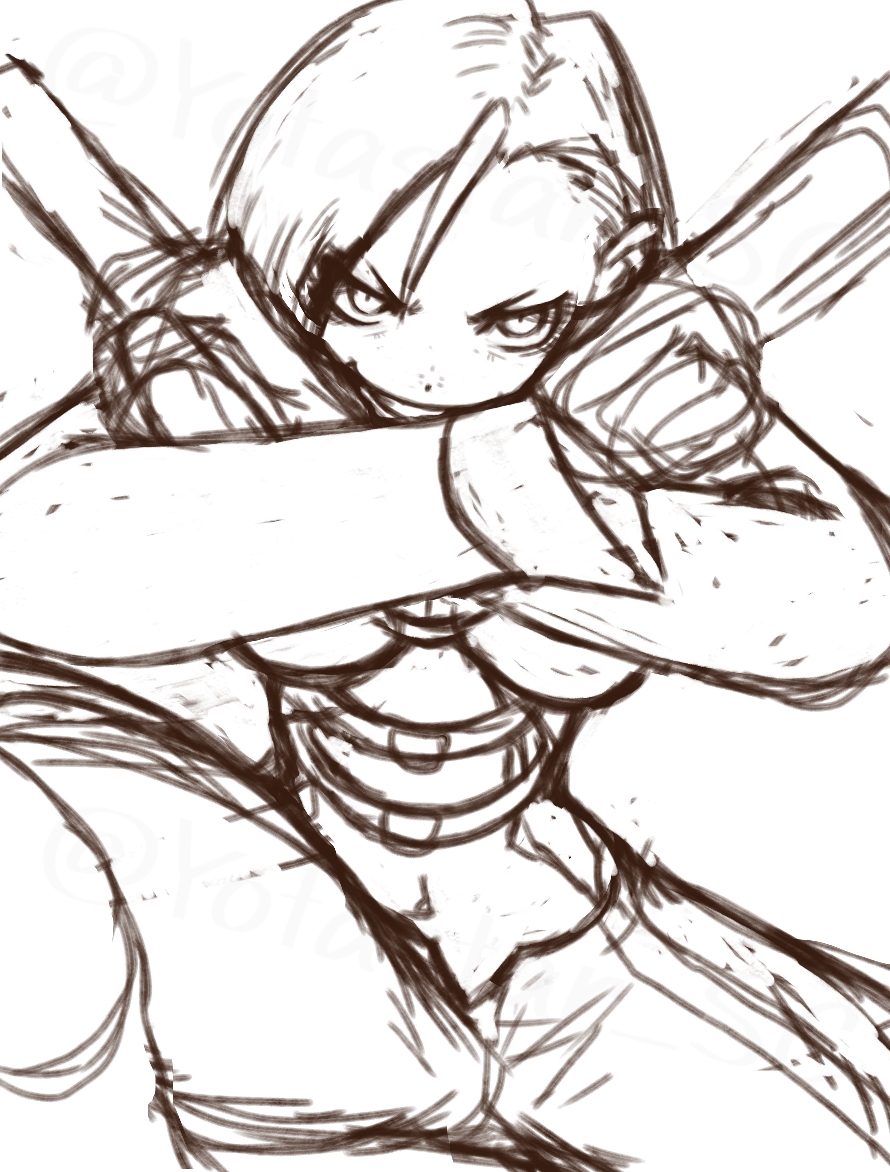Yotastar_SC's tweet image. 次の絵らふらふ(ヽ´3`)