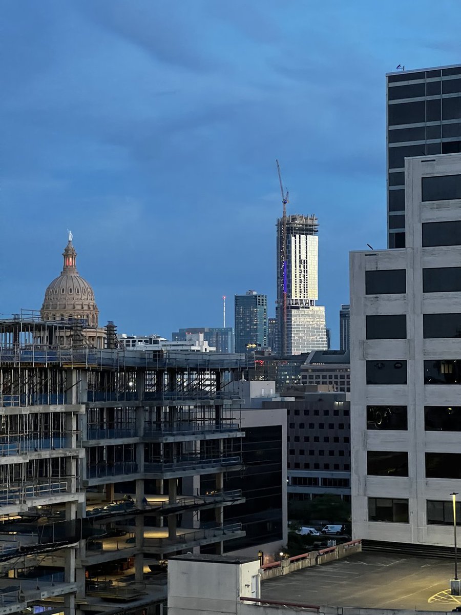 A view of the Waterline supertall from the Capitol Complex expansion project.  Credit:  Urbannizer