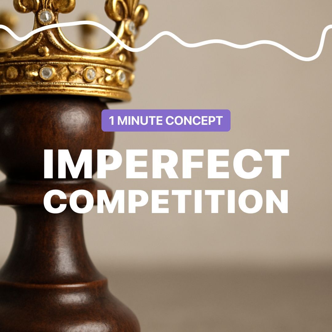 IBKR_IM's tweet image. What is Imperfect Competition? It’s when companies have enough market power to influence prices or limit consumer choices, often seen in monopolies, oligopolies, or firms with unique offerings. 

Learn more: bit.ly/ibkr-im 👇

#EconomicsBasics #FinancialEducation