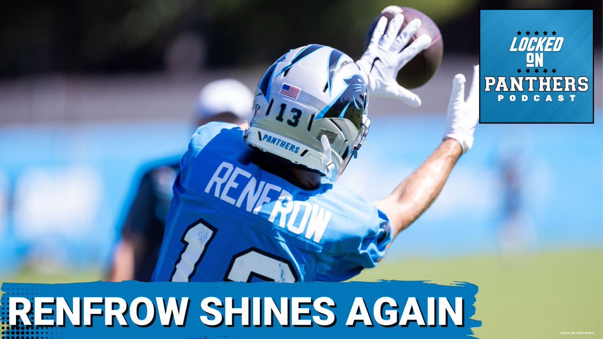 JulianCouncil's tweet image. Observations from Day 5 of #Panthers Training Camp
- Offense finally finds its rhythm as pads come on
- Hunter Renfrow continues to look like the old Hunter Renfrow
- Does anyone want to win this kicker completion?
🎧: open.spotify.com/episode/3Ou0lX…
📺: youtu.be/_IU0iNjZqj8?si…