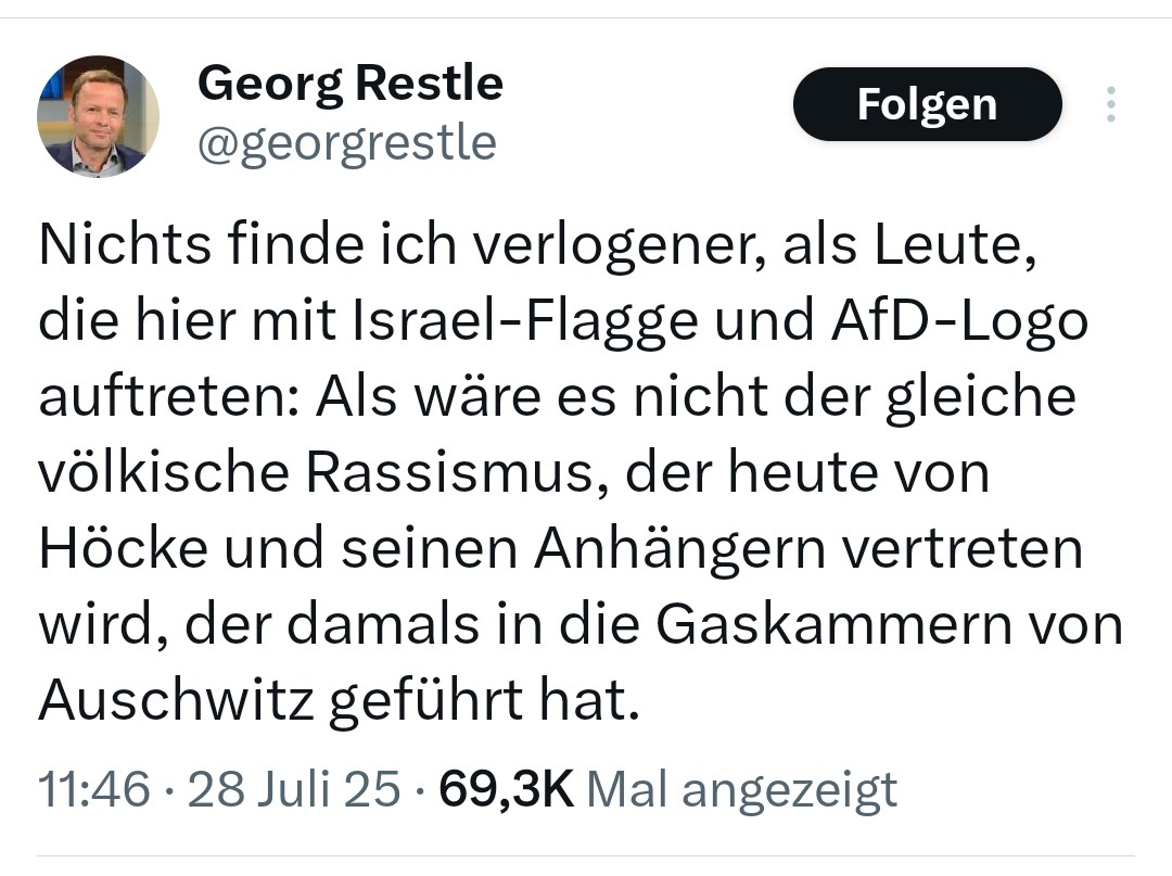 Cosmo1701's tweet image. Ich stehe ja eigentlich nicht auf das Anzeigen, aber könnte in diesem Fall diese absolute Holocaustverharmlosung, Volksverhetzung und Verleumdung BITTE jemand zur Anzeige bringen? @BjoernHoecke @Beatrix_vStorch @Alice_Weidel @DrBerndBaumann @BaumannMdL @Tino_Chrupalla