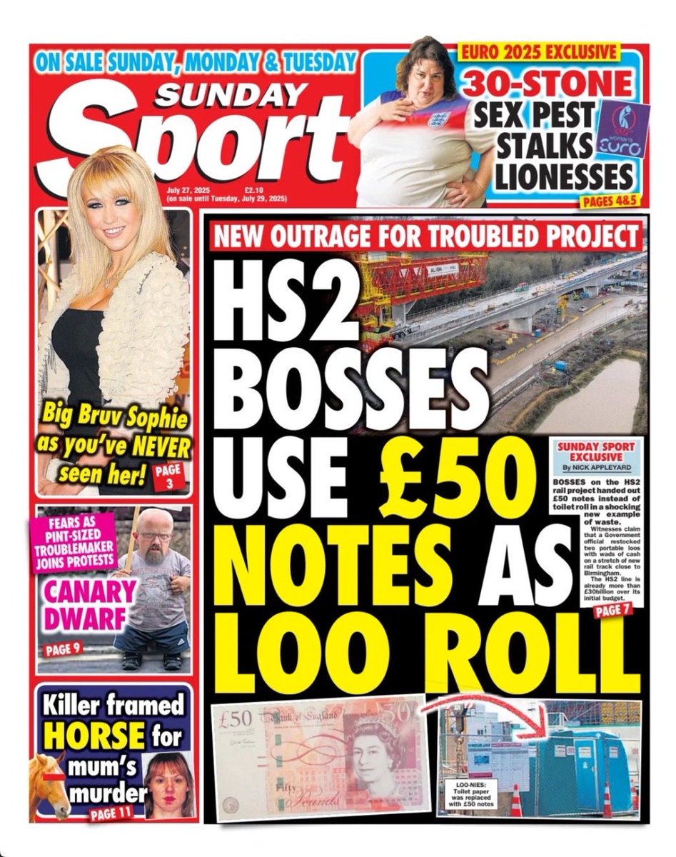 In the bonkers world of the #HS2 moneypit this isn't that gar fetched