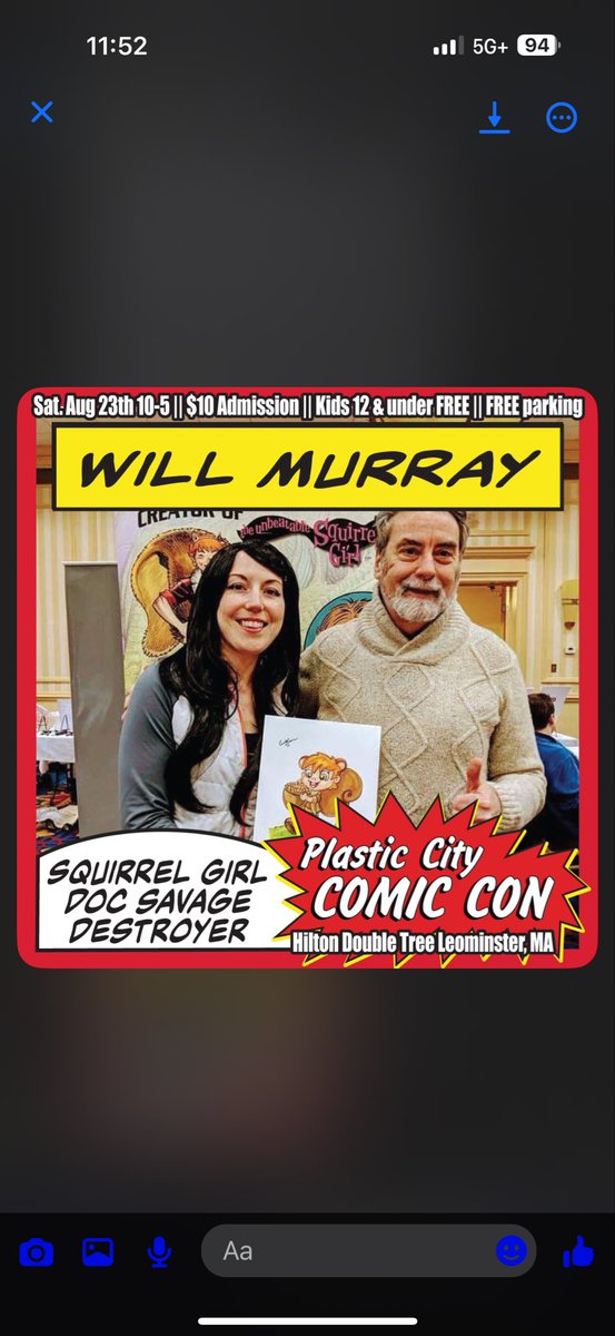 Artist Will Murray will be attending Plastic City Comic Con next month. #artists #plasticcitycomiccon #comiccon #massachusetts #comicbooks