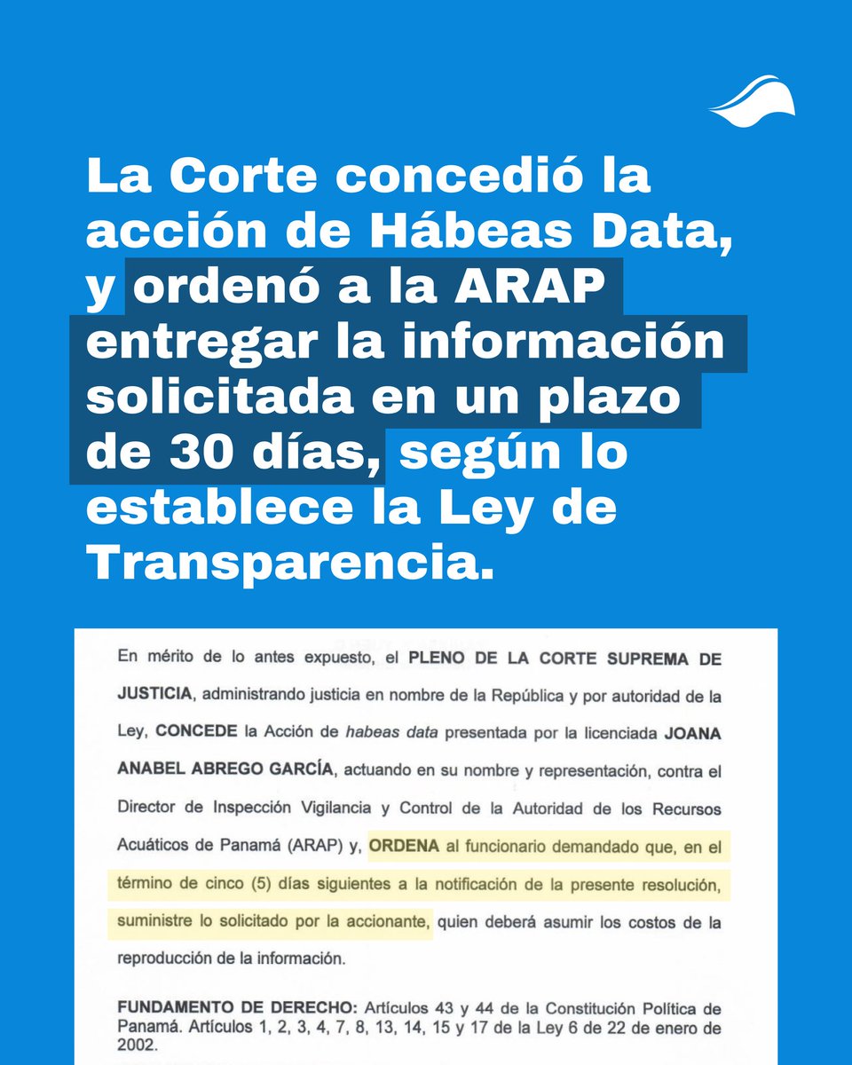 🔎CIAM solicitó acceso a un expediente sancionador relacionado con un buque internacional con bandera panameña, al que inicialmente se le impuso una multa de $400,000, pero que luego fue desestimada.

En febrero, ante la falta de respuesta por parte de la ARAP, presentamos una