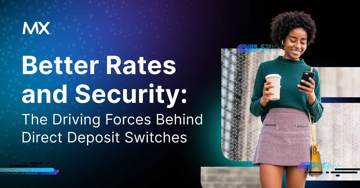 89% of consumers use direct deposit today.

Read our latest blog for a look into how consumers currently use direct deposit and what might push consumers to switch their direct deposit:

mx.com/blog/direct-de…