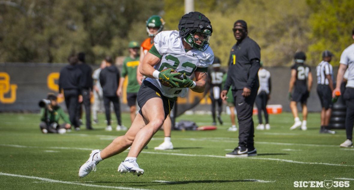Grayson Grundhoefer (@graygrundhoefer) on Twitter photo #Baylor safety Devyn Bobby mentioned true freshman running back Caden Knighten as the standout freshman this offseason.
He said some of the guys on the team call him “Mini Skattebo”.
Knighten was tied for top overall prospect in my <a href="/SicEm365/">Baylor Bears on SicEm365</a> 2025 class rankings. #SicEm #Baylor safety Devyn Bobby mentioned true freshman running back Caden Knighten as the standout freshman this offseason.
He said some of the guys on the team call him “Mini Skattebo”.
Knighten was tied for top overall prospect in my <a href="/SicEm365/">Baylor Bears on SicEm365</a> 2025 class rankings. #SicEm
