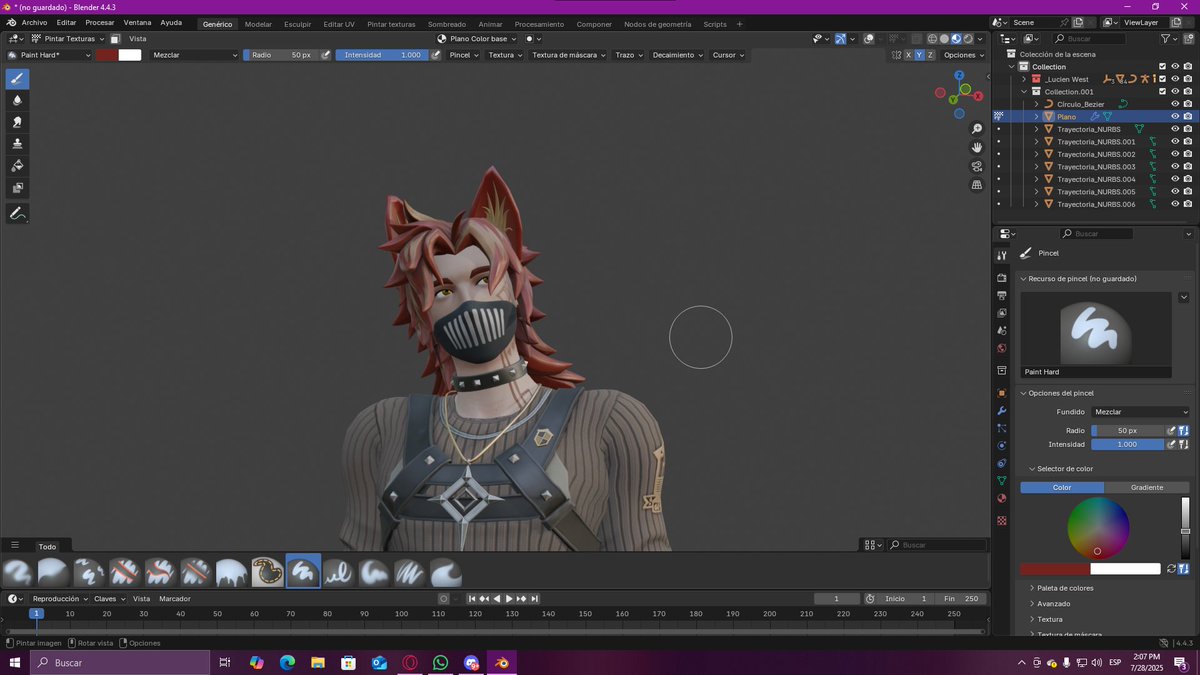 Dashi_koda's tweet image. So I’ve been experimenting with this cute guy and now… he has his wolf ears🐺

#LucienWest #Fortnite #HighStakesClub