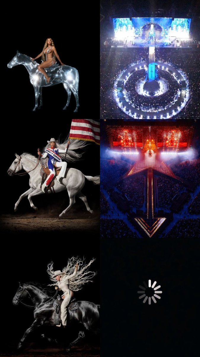 ACT I - Renaissance : untouchable
ACT II - Cowboy Carter : Stunning  
ACT III- 🌀....