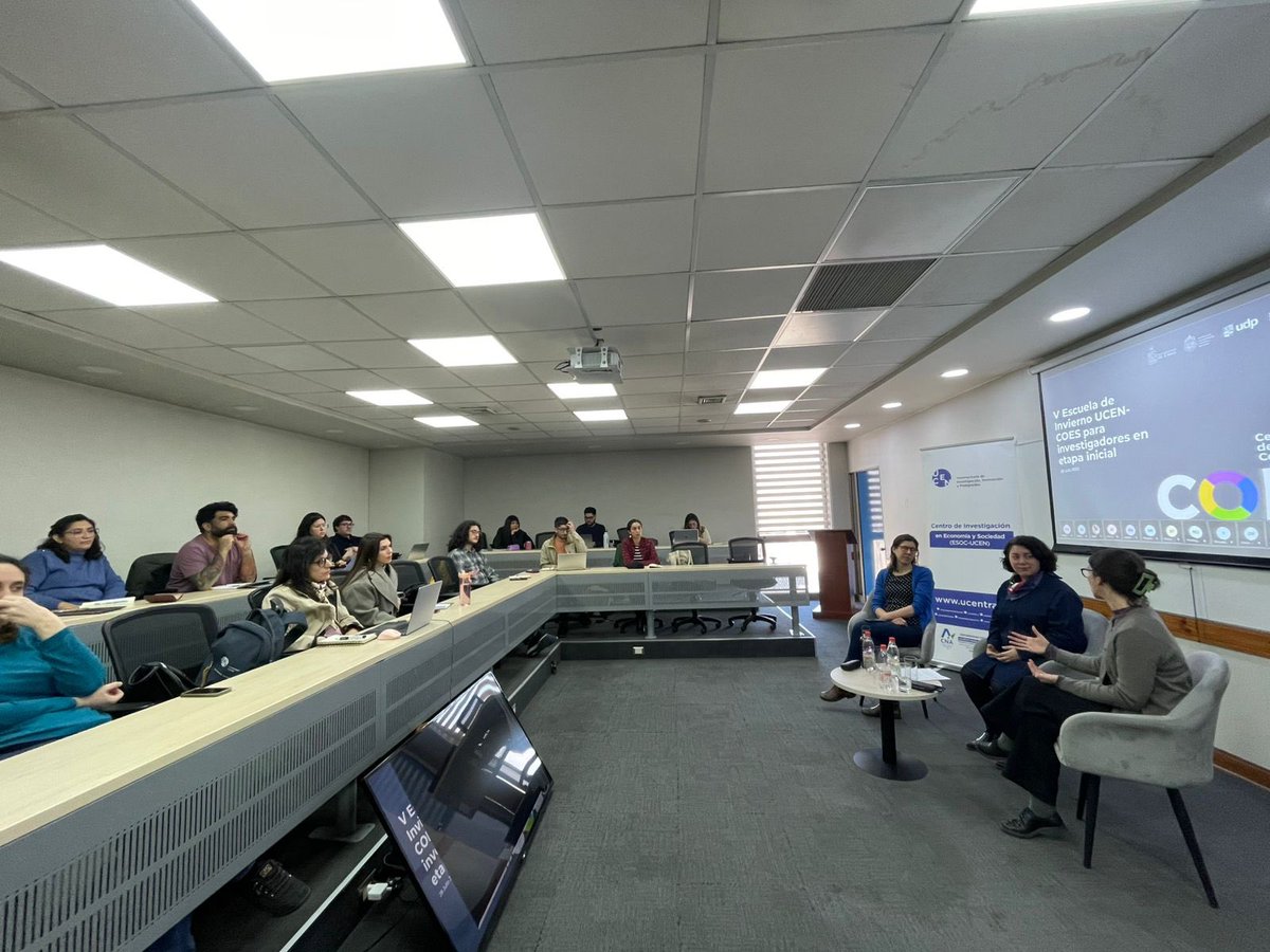 Dr Paz Concha (@pazc) on Twitter photo Primer día de nuestra Escuela de Invierno para investigadores en etapa inicial <a href="/U_Central/">Universidad Central</a> y <a href="/CentroCOES/">COES</a> con invitadas especiales Manuela Badilla y Mónica Gerber. Coorganizamos con <a href="/carolina_rc/">Carolina Ramírez</a> <a href="/EsocUcen/">Centro de Investigación en Economía y Sociedad</a> Mañana seguimos con más conversación sobre colaboración académica #doctorados Primer día de nuestra Escuela de Invierno para investigadores en etapa inicial <a href="/U_Central/">Universidad Central</a> y <a href="/CentroCOES/">COES</a> con invitadas especiales Manuela Badilla y Mónica Gerber. Coorganizamos con <a href="/carolina_rc/">Carolina Ramírez</a> <a href="/EsocUcen/">Centro de Investigación en Economía y Sociedad</a> Mañana seguimos con más conversación sobre colaboración académica #doctorados