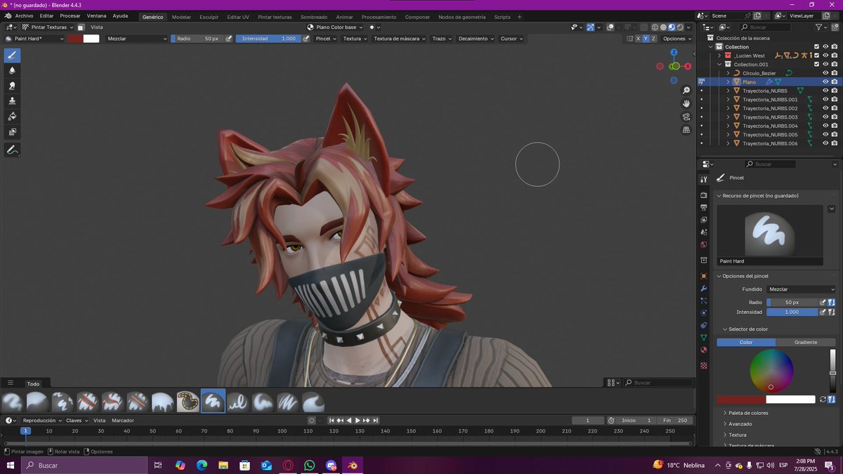 Dashi_koda's tweet image. So I’ve been experimenting with this cute guy and now… he has his wolf ears🐺

#LucienWest #Fortnite #HighStakesClub