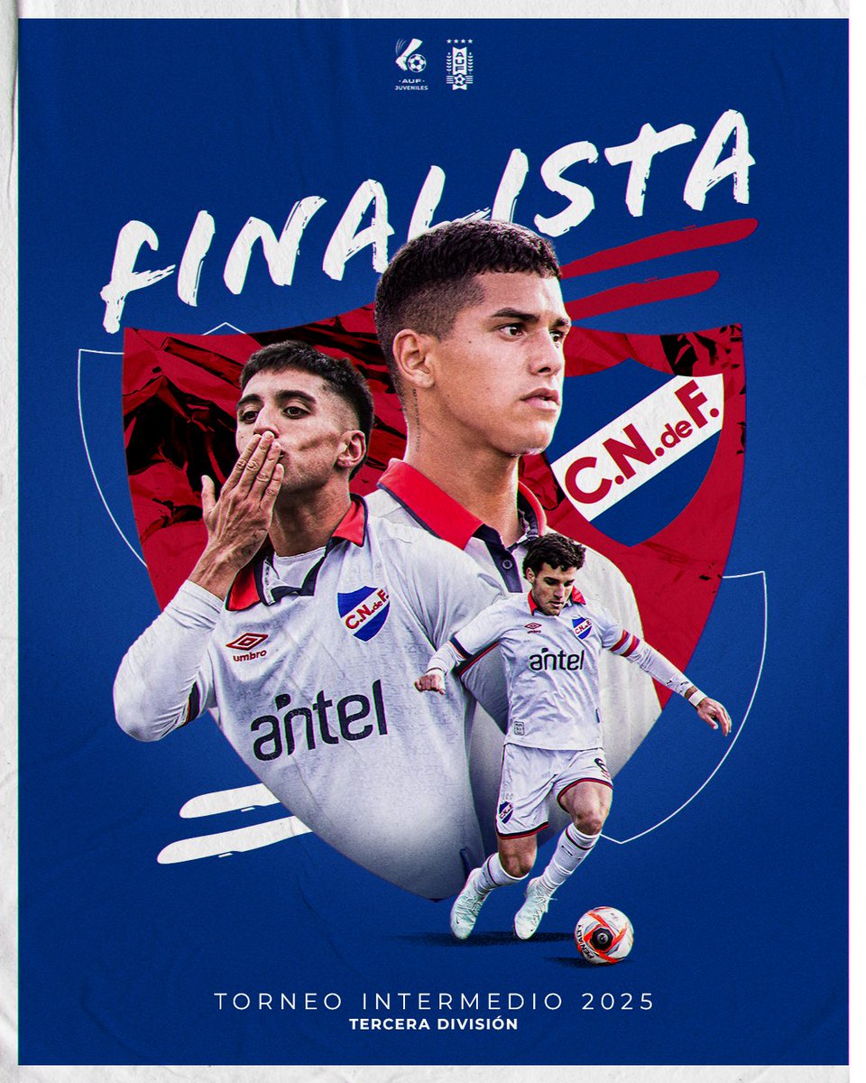 ☑️ 𝗙𝗜𝗡𝗔𝗟𝗜𝗦𝗧𝗔

<a href="/CNdeFformativas/">Nacional Formativas</a> se ganó un lugar en la definición del Torneo Intermedio 2025.

📌 Tercera División

#OrigenDeCampeones