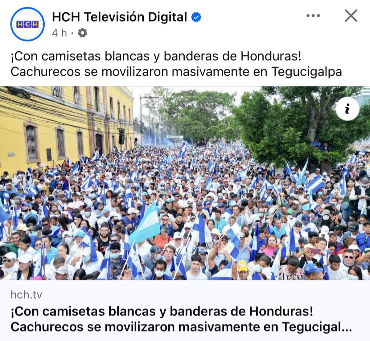 Minotahn's tweet image. 📢 𝗘𝗫𝗔𝗚𝗘𝗥𝗔𝗖𝗜𝗢́𝗡 𝗩𝗦 𝗥𝗘𝗔𝗟𝗜𝗗𝗔𝗗
Lo que medios corporativos llaman “marcha masiva” de 50 mil personas es otra falsedad más.
¿𝐐𝐮𝐞 𝐧𝐨 𝐞𝐱𝐢𝐬𝐭𝐞 𝐮𝐧𝐚 𝐦𝐚𝐭𝐫𝐢𝐳 𝐦𝐞𝐝𝐢𝐚́𝐭𝐢𝐜𝐚 𝐝𝐞 𝐥𝐚 𝐮𝐥𝐭𝐫𝐚 𝐝𝐞𝐫𝐞𝐜𝐡𝐚 𝐞𝐧 𝐇𝐨𝐧𝐝𝐮𝐫𝐚𝐬? 🤔
Para…