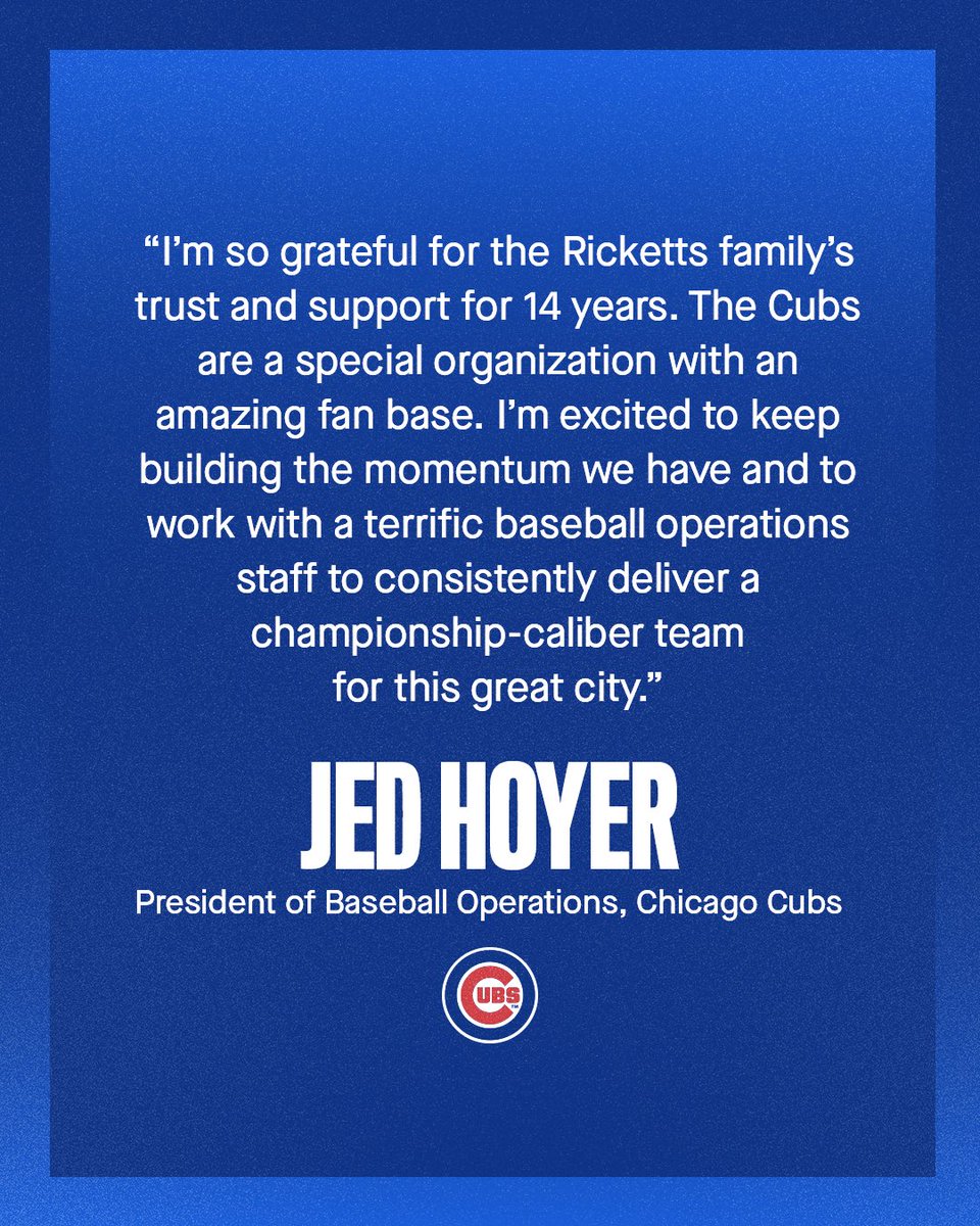Chicago Cubs tweet media