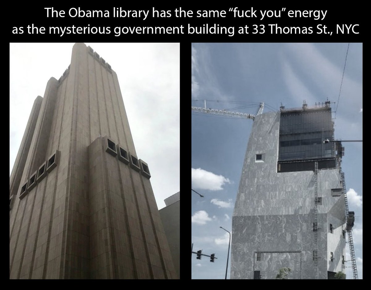 tyler_x_harris's tweet image. The Obama library is an architectural metaphor for the inner circle of the Democratic Party.