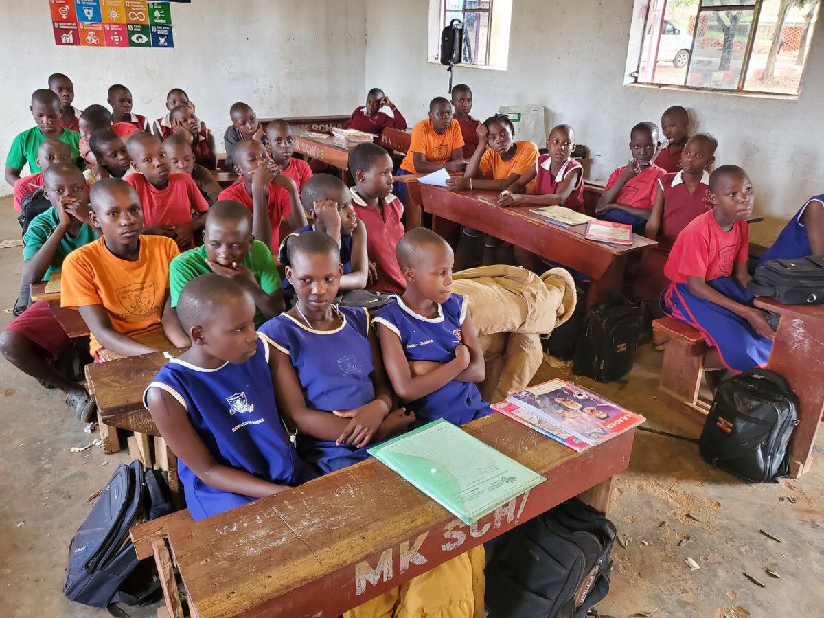Quality education drives sustainable change! 

The Patron at Mayuge Primary School is recruiting young minds into SDG programs, equipping them with knowledge to build a better future. 

Join us in fostering global citizens! 

#SDGs #EducationForChange #YouthEmpowerment