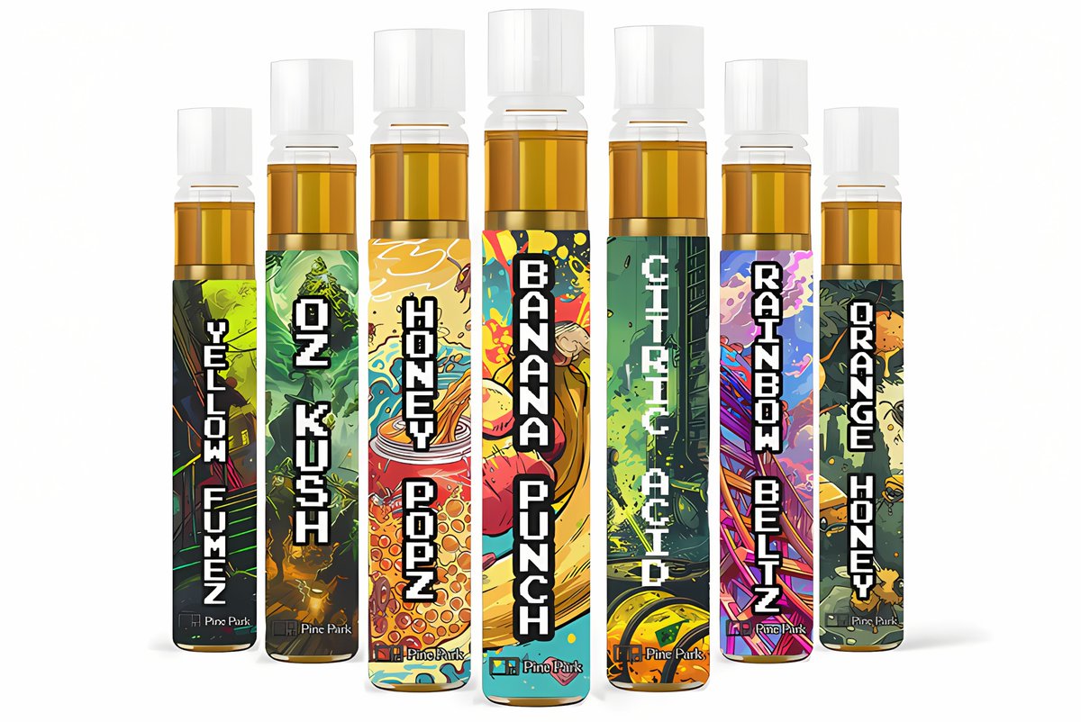 PinePark's tweet photo. Your favorite pens are back.
 Ten new flavors.
Drop hits Friday 💥 https://t.co/KdaboEhK1g