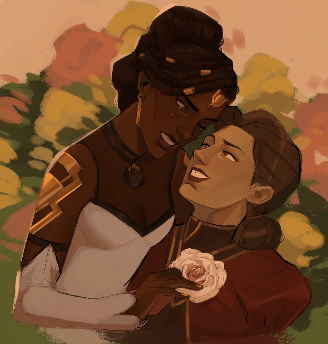 two beautiful flowers 🌹 #MeloraWeek2025 #melmedarda