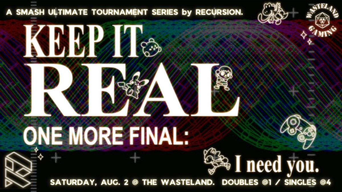 Keep It REAL: One More Final 🌌 is CAPPED OUT 🧢 for Ultimate singles!

This is gonna be huge 🤩

Pools are expected to be published by 12pm on Friday.  Pool requests must be made before then. 

If you are unable to attend, let us know so we can give your spot to someone else!