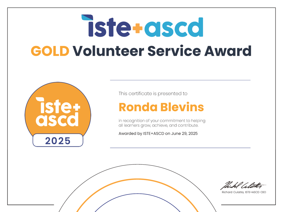 When you get 2 things of happy mail in your inbox on the same day.  So thankful to be a part of the <a href="/ISTEofficial/">ISTE</a> and #AdobeCreativeEducator #AdobeCreativeLeader communities!