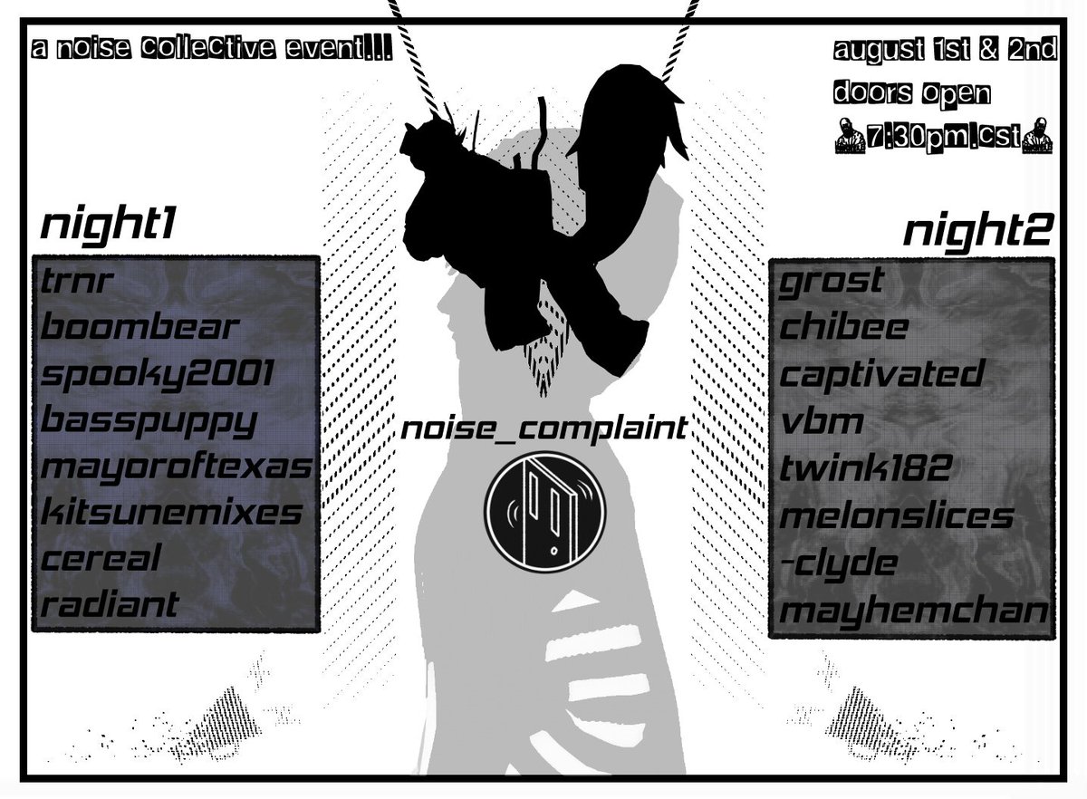 &lt;noise_collective&gt; presents...
noise_complaint
.
links_below