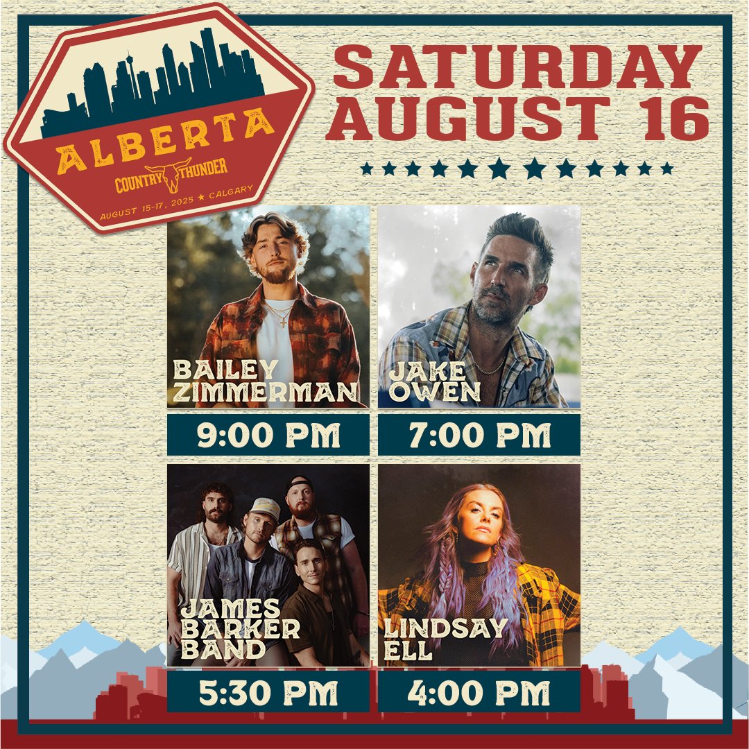 CISNCountry's tweet image. 1⃣8⃣days to @CISNCountry💋welcomes @countrythunder Alberta Aug 15-17 Calgary.
Headliners @codyjohnson, @baileyzimmerman and
@OldDominion.
Buy Tickets: axs.com/festivals/6495…
Win🆓Tickets ⤵️⤵️⤵️
✅➡️➡️➡️ cisnfm.com/contest/23270/…
