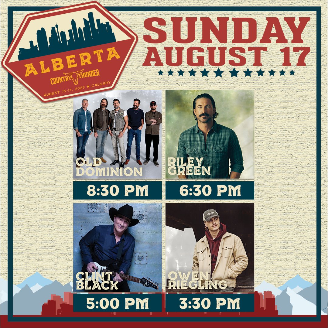 CISNCountry's tweet image. 1⃣8⃣days to @CISNCountry💋welcomes @countrythunder Alberta Aug 15-17 Calgary.
Headliners @codyjohnson, @baileyzimmerman and
@OldDominion.
Buy Tickets: axs.com/festivals/6495…
Win🆓Tickets ⤵️⤵️⤵️
✅➡️➡️➡️ cisnfm.com/contest/23270/…