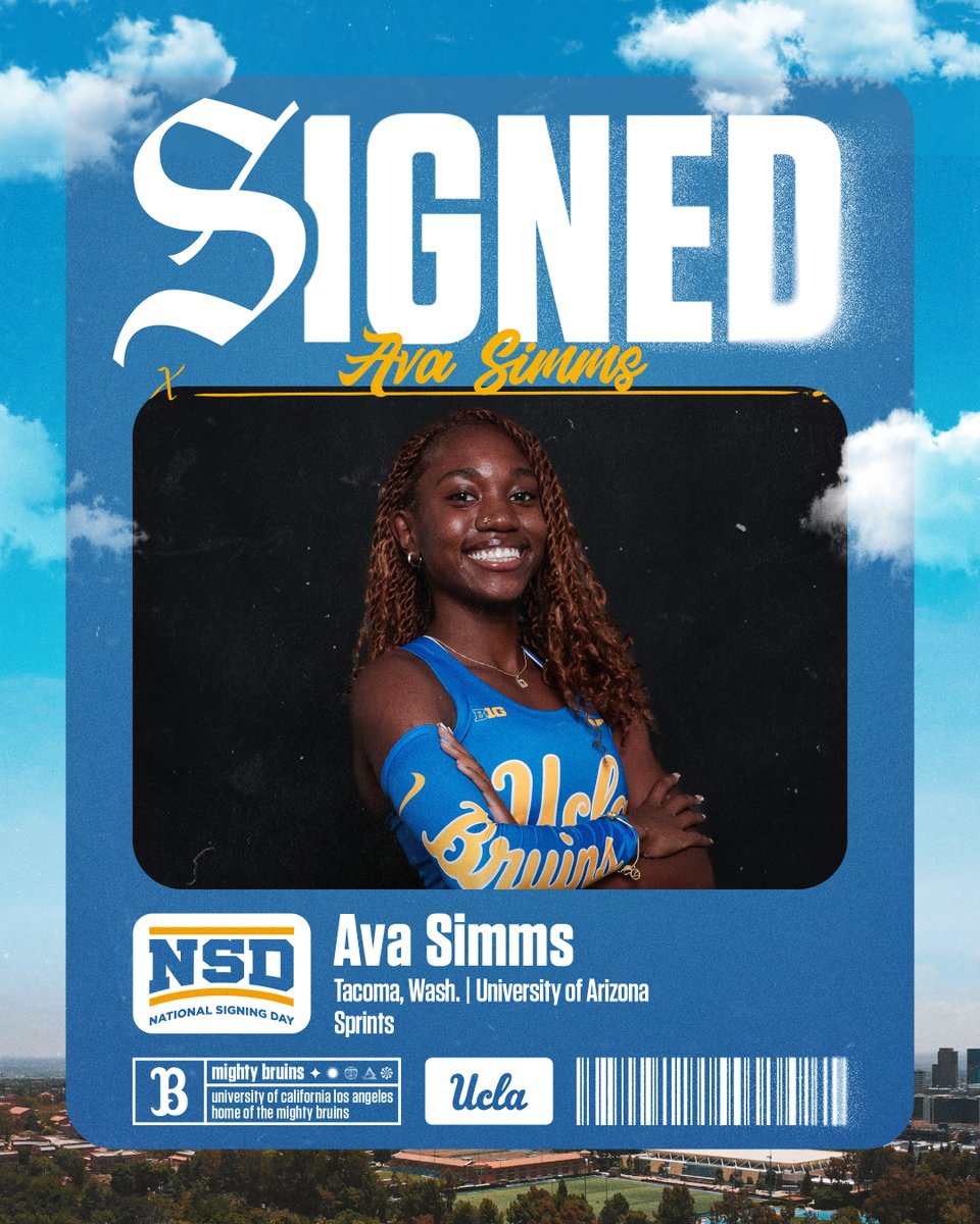 Ava Simms - a Big 12 scorer and Regional Qualifier in the 400m, 4x100, and 4x400 - is headed to UCLA next season as a transfer out of Arizona. 

Welcome to Westwood, Ava!

#GoBruins