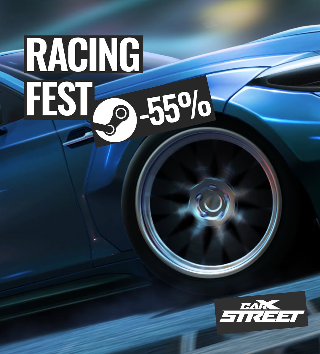 ⚡What’s up, drivers!
The Racing Fest on Steam is on  — your favorite game is now available at a special price!

See you in Sunset City!

store.steampowered.com/app/1114150/Ca…